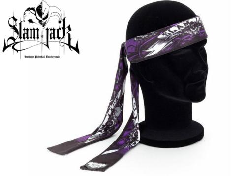 Head Band Slam Jack Black Roses purple