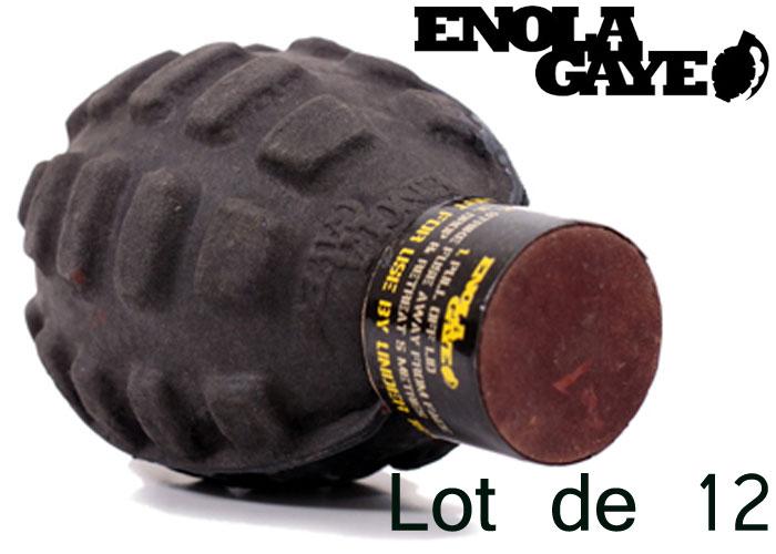 Lot de 12 grenades de peinture US Enola Gaye 2eme génération