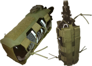 Open tank pouch molle system olive