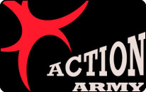 Rpliques Airsoft Pistolets  gaz Action Army