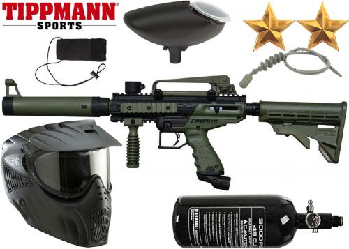 Pack Tippmann Cronus Tactical black/olive air comprimé 