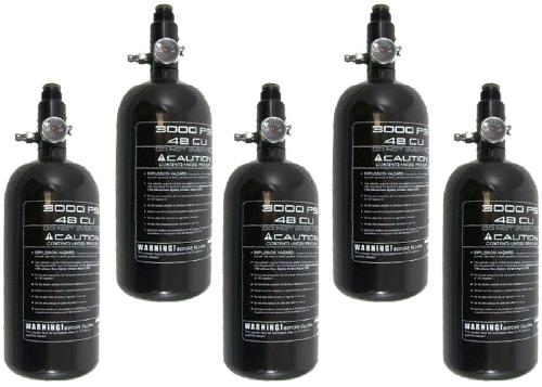 Lot de 5 Bouteilles 0.8l + preset 3000 PSI