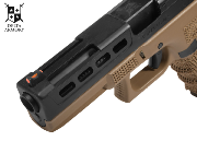 Réplique Airsoft Delta Armory pistol P06 GBB TAN