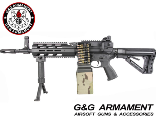 Réplique Airsoft G&G CM16 LMG Mosfet black