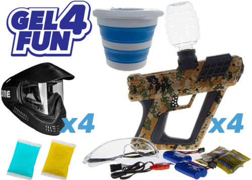 Family Package Gel Blaster Gel4Fun desert camo + 15000 billes offertes