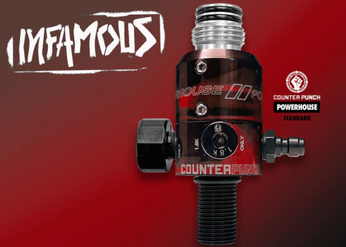 Preset 4500 PSI Infamous Powerhouse Counterpunch acid red