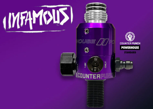 Preset 4500 PSI Infamous Powerhouse Counterpunch standard purple