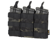  Modular Open Top Triple Mag Pouch For 5.56 - Multicam Black Premium