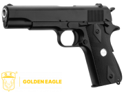 Réplique Airsoft Golden Eagle 1911 Black GBB