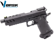 Réplique Airsoft Vorsk CS Hi-Capa 5.1 Vengeance Compact Black 1,0J gaz GBB 