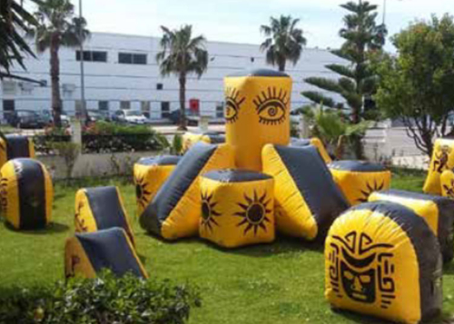 Terrain Sup'airball City of Gold yellow - 25 obstacles