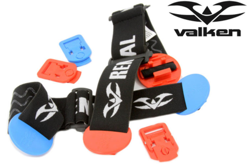 Kit strap + boucles + ear connectors Valken Mi (bleu, rouge ou noir au choix)