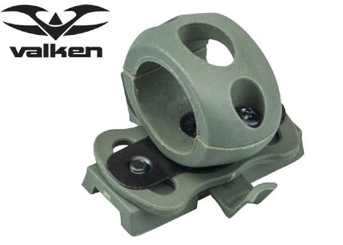 Support pour lampe orientable Valken pour casque tactique - foliage green