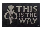  Patch - Mandalorian skull logo