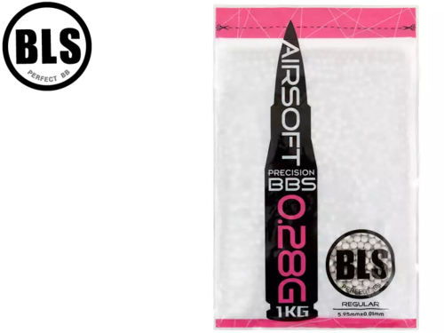 Billes Airsoft BLS 0.28g Blanche / 1 kg
