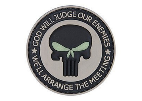 Patch God Will Judge Our Enemies - green eyes