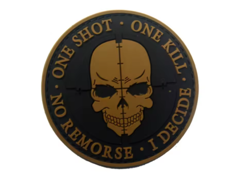  Patch - Airsoft One Shot One kill Bronze