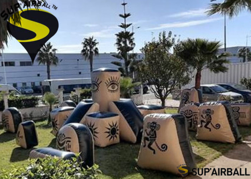 Terrain Sup'airball City of Sand black - 25 obstacles