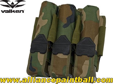 Valken 3+4 pods pouch Woodland