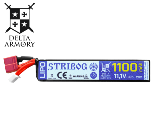 Batterie LiPo Delta Armory 11,1 V 1100 mAh 20C T-Dean - STRIBOG 