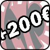 + 200 