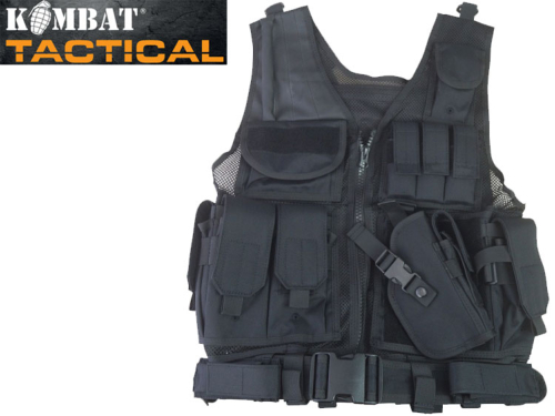 Veste tactique Cross Draw Kombat Tactical Black