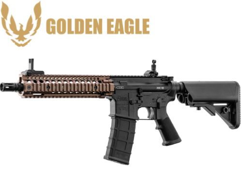 Réplique Airsoft Réplique GBBR Daniel Defense MK18 Golden Eagle Bi-ton