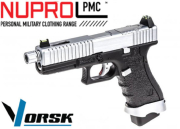 Réplique Airsoft VORSK EU17 Silver GBB