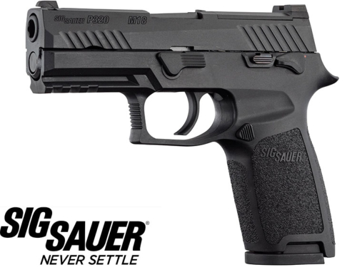 Réplique Airsoft Sig Sauer Proforce P320 M18 black gaz GBB