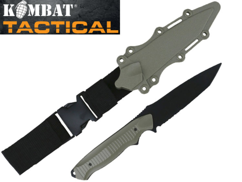Couteau Kombat Tactical airsoft Tanto Plastic - Coyote