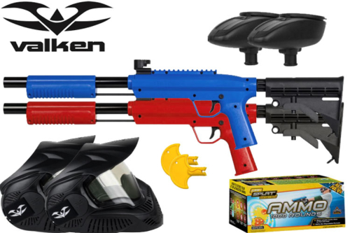 Dual Pack Valken Gotcha Tactical + 1000 billes