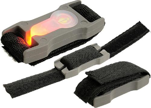 LED marker compact velcro - red