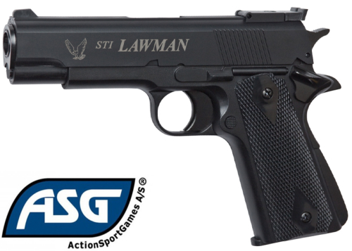 Réplique Airsoft HFC Lawman Gaz Black