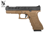Réplique Airsoft Delta Armory pistol P06 GBB TAN