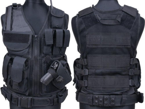 Tactical Vest avec holster black