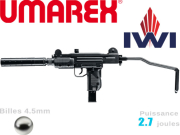 Airgun Umarex IWI Mini-Uzi 4.5mm Co2 2.7j