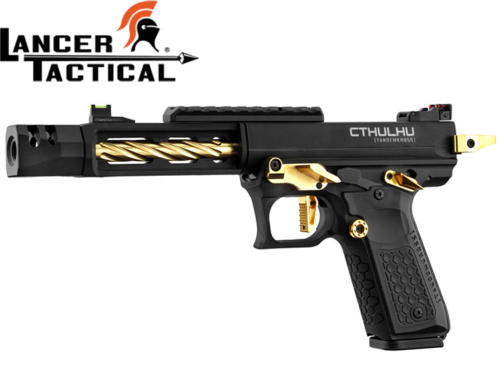 Réplique Airsoft Lancer Tactical GBB Cthulhu black gold