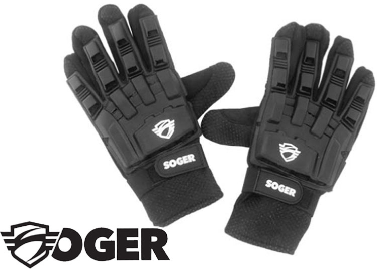 Gants coqués Soger black taille XS