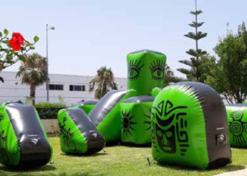 Terrain Sup'airball City of Gold green - 25 obstacles