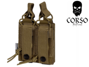 Poche porte-chargeur Corso Tactical Double M4 Dagger MOLLE Multicam
