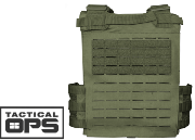 Veste porte plaques Tactical Ops 600d quick detach OD