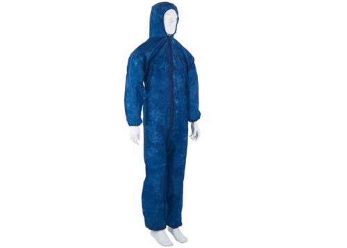 Combinaison jetable bleue - taille XS (155cm sans compter la capuche)