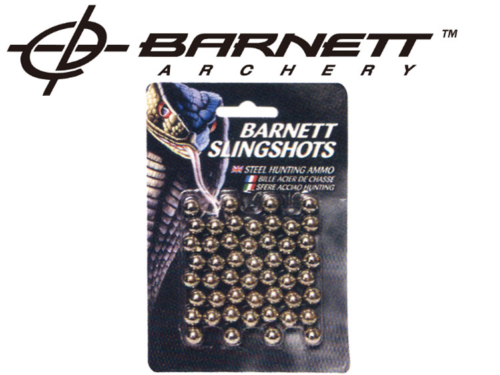50 billes acier 9 mm Barnett pour lance-pierres