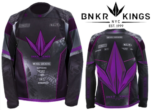 Jersey Bunkerkings Supreme Crown Black/Purple - L