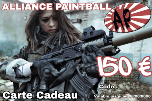 Chèque cadeau 150 €