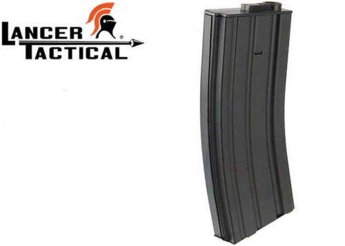 Chargeur Lancer Tactical 120 Billes Mid-cap M4/M16/M15 Black