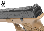 Réplique Airsoft Delta Armory pistol P03 GBB TAN