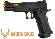 Réplique Airsoft Golden Eagle Hi-capa 5.1 Black/Gold GBB 