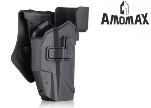 Holster rigide Amomax Glock avec Optique Black 