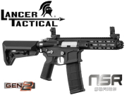 Réplique Airsoft Lancer Tactical LT-32 NSR Hellion Black/Silver pack complet 1j